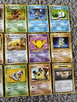 Lot of 18 Vintage Japanese Pokemon Cards - Team Rocket - NM-LP - Uncommon/Common - Image 3