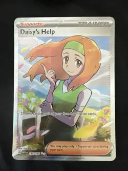 Daisy's Help Ultra Rare Sv: Scarlet & Violet 151 Card 195/165 NM Condition - Image 1