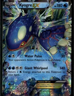 Kyogre EX Ultra Rare XY Primal Clash 54/160 Water Holo Pokemon Card - Image 1