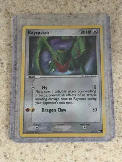Pokemon Rayquaza 003/017 POP Series 1 Holo Rare 80 HP Card 2006 English - Image 1