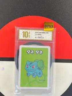 2019 Pokemon Bulbasaur Playing Card Japanese Old Maid Grade10 0753 - Image 1