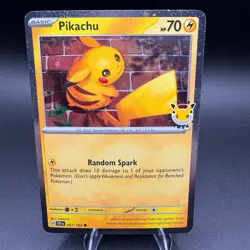 Pikachu (Pokemon Day 2026) Holo Common Miscellaneous Cards & Products 051/162 NM - Image 1