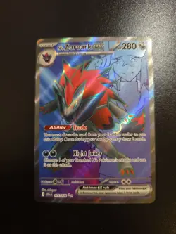 Pokemon N's Zoroark EX Full Art Rare Holo Card 175/159 S&V Journey Together TCG - Image 2