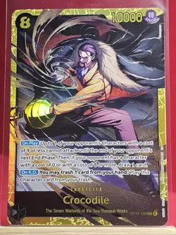 One Piece Card Game Crocodile OP14-120 SEC | Special Foil | Near Mint - Image 1