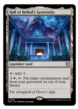 1x MTG Hall of Heliod's Generosity - Commander: Eldraine Rare Land! NM Mint! - Image 1