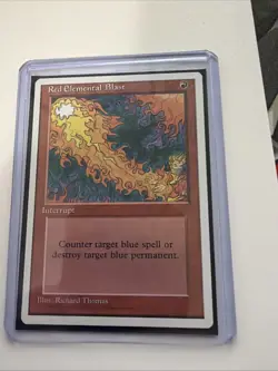 Red Elemental Blast - 4th Edition - Near Mint - MTG - 1995 - Image 1