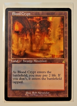 Blood Crypt 0397 Ravnica Remastered Variants Regular Rare Retro Frame NM - Image 1