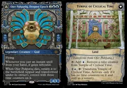 Ojer Pakpatiq, Deepest Epoch // Temple of Cyclical Time - Foil Showca LCI LP MTG - Image 1