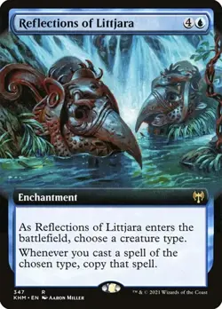 Reflections of Littjara - Foil Extended Art KHM LP MTG - Image 1