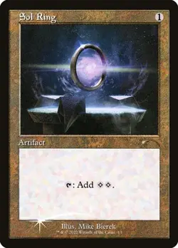 Sol Ring - Foil Retro Frame Promo Love Your LGS 2022 LP MTG - Image 1