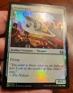 Ornithopter - Aether Revolt (167) - LP - *FOIL* - MTG - Image 2