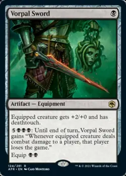 [1x] Vorpal Sword Near Mint, English Adventures in the Forgotten Realms MTG Magi - Image 1