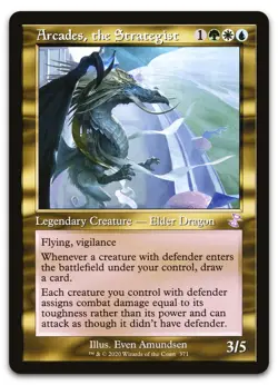 Arcades, the Strategist #371 (NM) Time Spiral Remastered TSR Magic MTG - Image 1