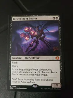 MTG - Bitterbloom Bearer - Normal - Creature (Faerie Rogue) - ECL #88 - Mythic - Image 1
