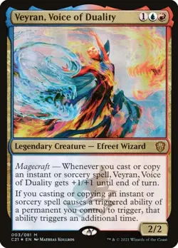 Veyran, Voice of Duality - Foil C21 LP MTG - Image 1