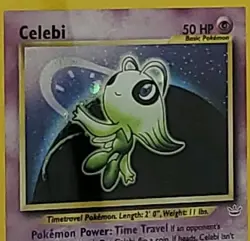 PSA 5 EX Celebi Neo Revelation Holo Rare Pokemon Card 3/64 - Image 2