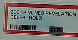 PSA 5 EX Celebi Neo Revelation Holo Rare Pokemon Card 3/64 - Image 4