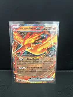 Pokemon TCG Rocket's Moltres EX 31/182 | Destined Rivals | Double Rare Holo NM/M - Image 1