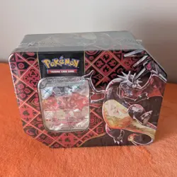 Pokemon TCG Paldean Fates Shiny Charizard ex 5-Pack Tin - Factory Sealed - Image 1