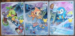 Pokemon First Partner Collection Promos Piplup 042, Turtwig 040, Chimchar 041 NM - Image 2