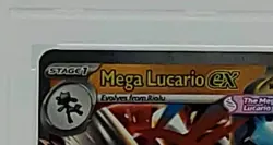 2025 Pokemon Mega Evolution #077 MEGA LUCARIO EX 77/132 - PSA 10 Gem Mint - Image 5