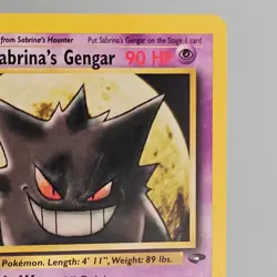 Pokemon Vintage Sabrina's Gengar Gym Challenge Rare 29/132 - Image 4