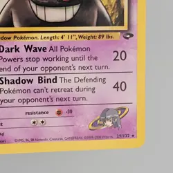 Pokemon Vintage Sabrina's Gengar Gym Challenge Rare 29/132 - Image 5