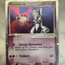 2003 POKEMON EX RUBY & SAPPHIRE #101 MEWTWO EX-HOLO - Image 4