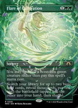 Flare of Cultivation - Foil Extended Art MH3 LP MTG - Image 1