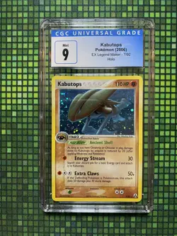 2006 Pokemon EX Legend Maker Kabutops Holo #7/92 CGC 9 - Image 1