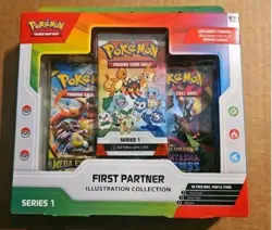 Pokemon First Partner Illustration Collection Series 1 Box Promo Booster TCG - Image 1