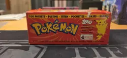 1999 Topps Merlin Pokemon Box, 100 Sticker Packs, 600 Stickers Total Vintage - Image 5
