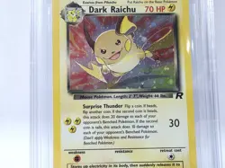 POKEMON ROCKET UNLIMITED DARK RAICHU HOLO #83 BGS 8.5 NICE!!!!!! - Image 3