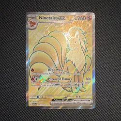 Pokemon Ninetales ex 186/165 SV Scarlet & Violet 151 Ultra Rare Full Art Holo - Image 1