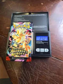 23.21g VERY HEAVY Pokemon TCG Ascended Heroes Booster Pack Factory Sealed USA - Image 4