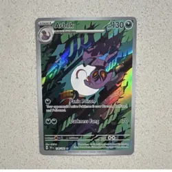 Pokemon TCG Arbok 176/162 SV05 Temporal Forces Illustration Rare Holo 130HP - Image 1
