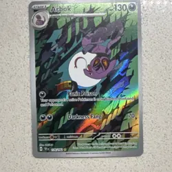 Pokemon TCG Arbok 176/162 SV05 Temporal Forces Illustration Rare Holo 130HP - Image 3