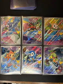 Pokemon First Partner Illustration Piplup Chimchar Turtwig Popplio Litten Rowlet - Image 2
