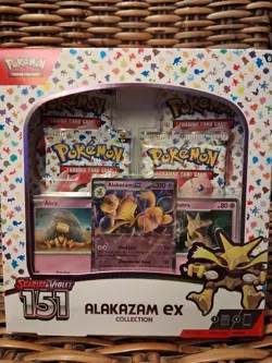 Pokemon Scarlet Violet 151 Alakazam EX Collection Box Brand New Factory Sealed - Image 1