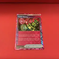 UNFAIR STAMP 165/167 Twilight Masquerade Ace Spec Trainer Item Pokemon TCG #165 - Image 2