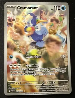 Cramorant 176/167 Twilight Masquerade Illustration Rare Pokemon TCG NM - Image 1