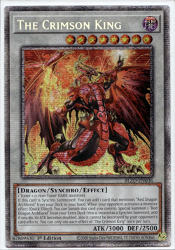 Yu-Gi-Oh! The Crimson King BLZD-EN036 Starlight Rare - Image 1