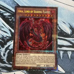 Yugioh Uria, Lord of Searing Flames MZMU-EN000 Starlight Rare 1st Edition NM - Image 1