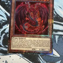 Yugioh Uria, Lord of Searing Flames MZMU-EN000 Starlight Rare 1st Edition NM - Image 3