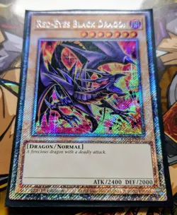 Red-Eyes Black Dragon Alt Art (Platinum Secret Rare) - RA04-EN109 - Yu-Gi-Oh TCG - Image 2
