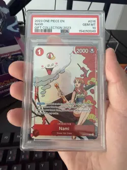 One Piece CCG Nami 2023 Gift Collection PSA 10 - Image 1