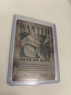 One Piece EMPERORS IN THE NEW WORLD Marshall D. Teach OP09-093 Wanted Poster NM - Image 1