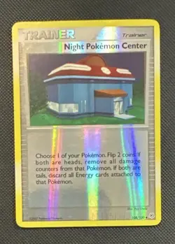 Night Pokemon Center 108/130 Diamond and Pearl Reverse Holo Pokemon S352 - Image 1