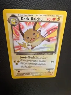 Pokemon TCG Dark Raichu Legendary Collection 7/110 Rare Team Rocket Set Card - Image 3