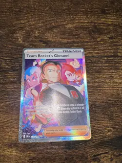 Pokemon card TCG Destined Rivals Team Rockets Giovanni Card 238/182 - Image 3